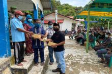 Desa Pulau Medang di Lingga Salurkan BLT Tiga Tahap Sekaligus