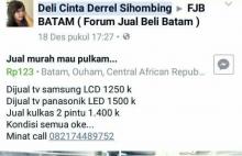 Terungkap, Deli Sempat Jual Barang di FJB, Mau Pulang Kampung, Nomor Ponsel Dicantumkan