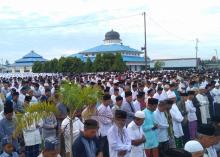 Jemaah Syatariah di Tanah Datar Tunaikan Salat Idul Adha Hari Ini