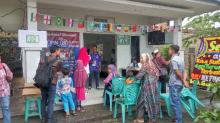 Unik, Posyandu di Tanjungpinang Ini Disulap jadi TPS Tema Piala Dunia 2018