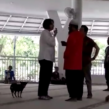 Polisi Selidiki Kejiwaan Perempuan Bawa Anjing ke Dalam Masjid
