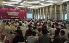 Hotel Harmoni One Penuh Sesak Dipenuhi Pendukung Pasangan Calon Wali Kota Batam