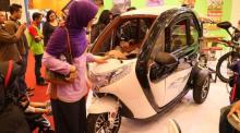 Unik, Motor Roda Tiga Listrik Cocok buat Emak-emak Keliling Komplek