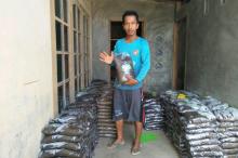 Poktan Bukit Langkap Produksi Pupuk Organik di Lingga