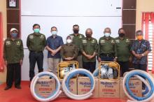 Rahma Beri Mesin Pompa Air untuk Kelurahan Tanjungpinang Barat Atasi Banjir