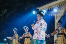 Joged Dangkong Jerambang Hibur Penutupan Semarak HUT Lingga Malam Ini