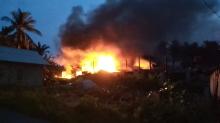 Video: Kobaran Api Membumbung Tinggi di PLN Ranai Natuna