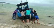 Angin Kencang Seret Kapal Nelayan Natuna Sejauh 3 Mil