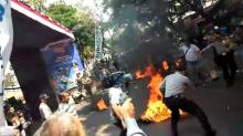 Anggota Polisi Korban Demo Mahasiswa Cianjur Meninggal Dunia