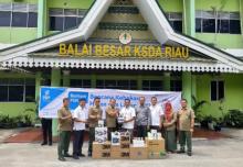 PGN Bantu Korban Kabut Asap Karhutla Riau