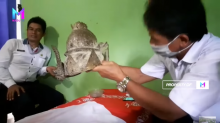 Penggali Pasir Temukan Mahkota Raja Majapahit