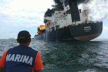 Polda Kepri Kerahkan Dua Kapal Patroli PencarianÃ‚Â Kapal Tanker JBB DE RongÃ‚Â 