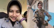 Cantiknya Briptu Imah, Polwan Berhijab Pasukan Perdamaian PBB