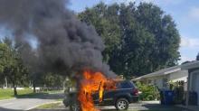 Samsung Note 7 Dituding Jadi Penyebab Mobil Ini Terbakar