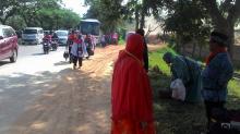 Duh, Bus Rombongan Calon Jemaah Haji Mogok di Edukit Baloi