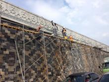 Foto-foto Penampakan Fly Over Simpang Jam yang Akan Diresmikan Presiden Jokowi
