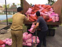 Pemko Tanjungpinang Dapat Limpahan Bawang Tangkapan BC