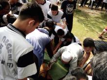Siswa dan Guru SMA Negeri 3 Batam Sembelih Hewan Kurban