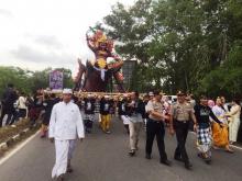 Semarak Pawai Ogoh-ogoh Meriahkan Tawur Kesanga Umat Hindu Batam