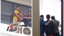 Polisi Amankan Mahasiswa yang Turunkan Pigura Foto Jokowi