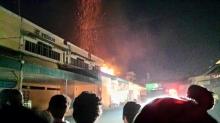 [BREAKING NEWS] Kebakaran Hebat Hanguskan Gudang di Sei Panas