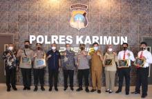 Polres Karimun Jadi yang Pertama di RI Raih Penghargaan BPJS Ketenagakerjaan