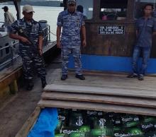 Lanal Dabo Singkep Belum Ketahui Pemilik Ribuan Miras