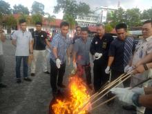 AKP Chrisman: 6 Kg Sabu-sabu Dimusnahkan, 600 Ribu Jiwa Terselamatkan