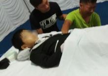 Begini Kondisi Bocah Kenrick Grant Saat Dibawa ke Klinik Harapan Utama