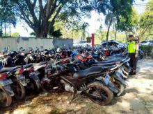 Pemilik Silakan Jemput Ratusan Kendaraan Bekas Tilang di Mapolresta Barelang