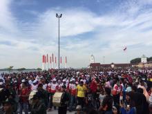 Ribuan Warga Karimun Padati Coastal Area Hadiri MRSF