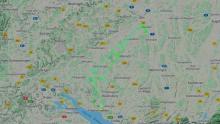 Pilot Jerman Gambar Jarum Suntik di Langit Kampanyekan Vaksin Corona