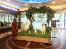 Sambut Natal, Ada Kereta Santa Klaus di Mega Mall Batam