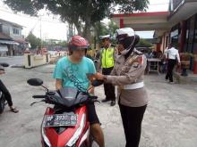 Polisi Tilang 34 Pelanggar Lalu Lintas di Karimun