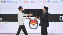 Situng KPU 73%: Jokowi-Amin 56,23% Prabowo-Sandi 43,77%