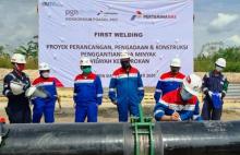 Pertagas Mulai Bangun Jaringan Pipa Minyak Blok Rokan