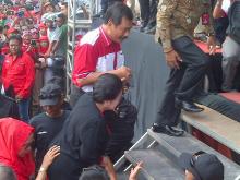Megawati: Saya Digerek-gerek Soerya Datang ke Batam