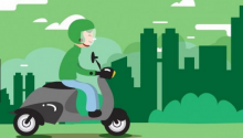 Netizen Tersentuh dan Puji Stiker di Helm Ojol