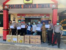 Para Toke Ikan dan Sembako di Bintan Galang Dana untuk Covid-19