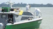 12 Pasien Covid Karimun Dievakuasi ke RS Galang dengan Kapal Ambulan