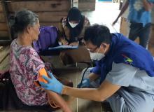 RSA dan Puskesmas Senayang Kolaborasi Berikan Pelayanan Berobat Gratis ke Warga Pulau