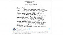 Surat George HW Bush untuk Bill Clinton, Apa Isinya?