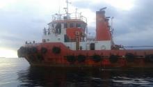 Muatan Ilegal, Tim WFQR 4 Lanal Ranai Tangkap Tugboat KSD 23