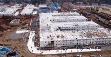 China Rampungkan Rumah Sakit Virus Corona di Wuhan