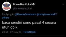 Viral Akun Twitter Bravo Bea Cukai Minta Maaf Usai Ngatain Warganet `Gblk`