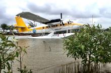 Kronologi Sebelum Pesawat Airfast Mendarat Darurat di Perairan Ocarina Batam Centre