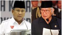 Prabowo Akui Ikut Dukung Tumbangkan Soeharto