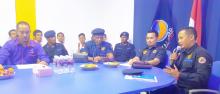 Kedatangan Ketum NasDem Surya Paloh di Batam Dikawal Ratusan Baret, Ini Agendanya