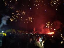 Perayaan Tahun Baru di Tanjungpinang Diwarnai Kembang Api