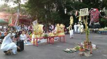 Ratusan Umat Hindu Ikuti Pawai Ogoh-ogoh di Batam